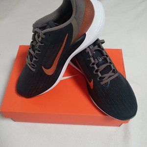 NIKE Women's 11.0 AIR WINFLO 9 Smoke Gray/Metalic Silver DD8686-005 - New Box